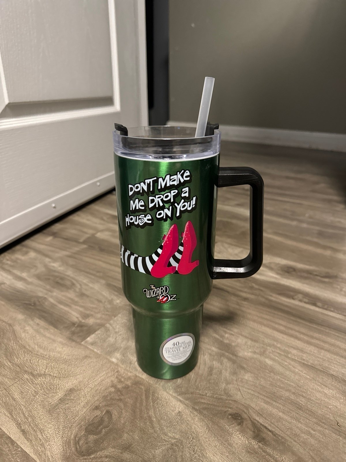 Wizard of Oz Stainless Steel 40 oz. Tumbler Cup Don’t Make Drop House Wicked