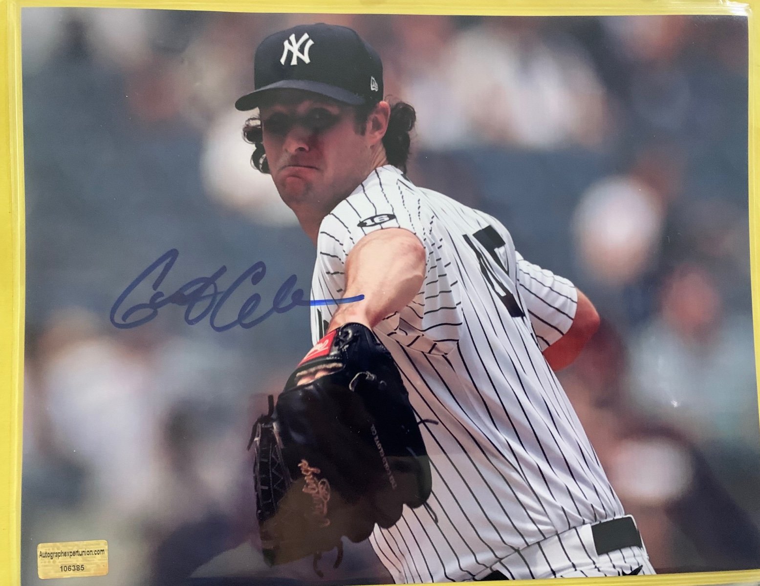 Gerritt Cole Yankees Autographed Signed 8x10 Photo COA