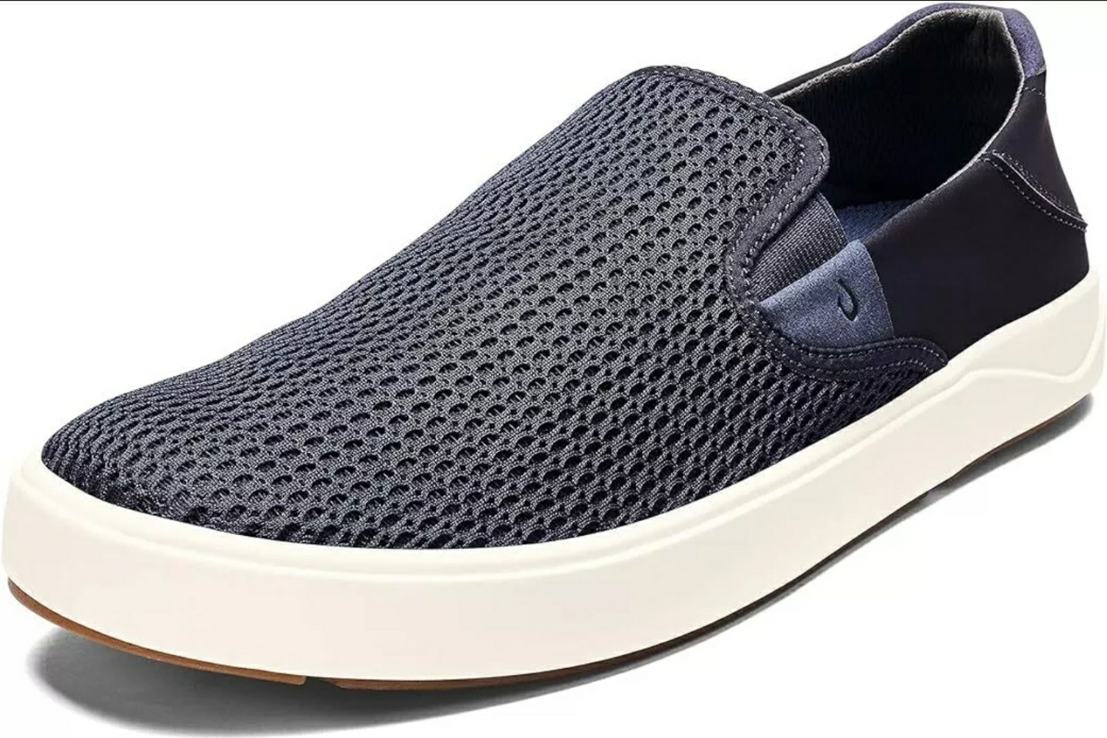OLUKAI Lae'ahi Men's Pavement Slip On Sneakers Blue Depth/Blue Depth Brand