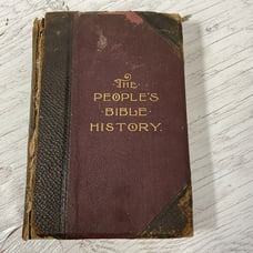 The People’s Bible 1896 Henry O Shepard Company Missing Back Cover