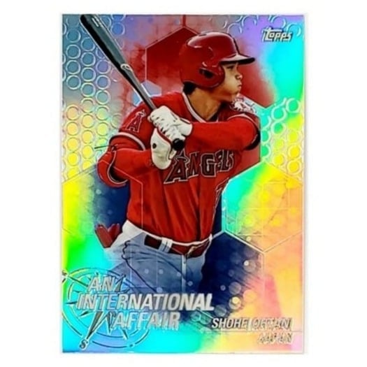 SHOHEI OHTANI ROOKIE REFRACTOR 2018 TOPPS CHROME UPDATE #IA-SO, ANGELS MVP!