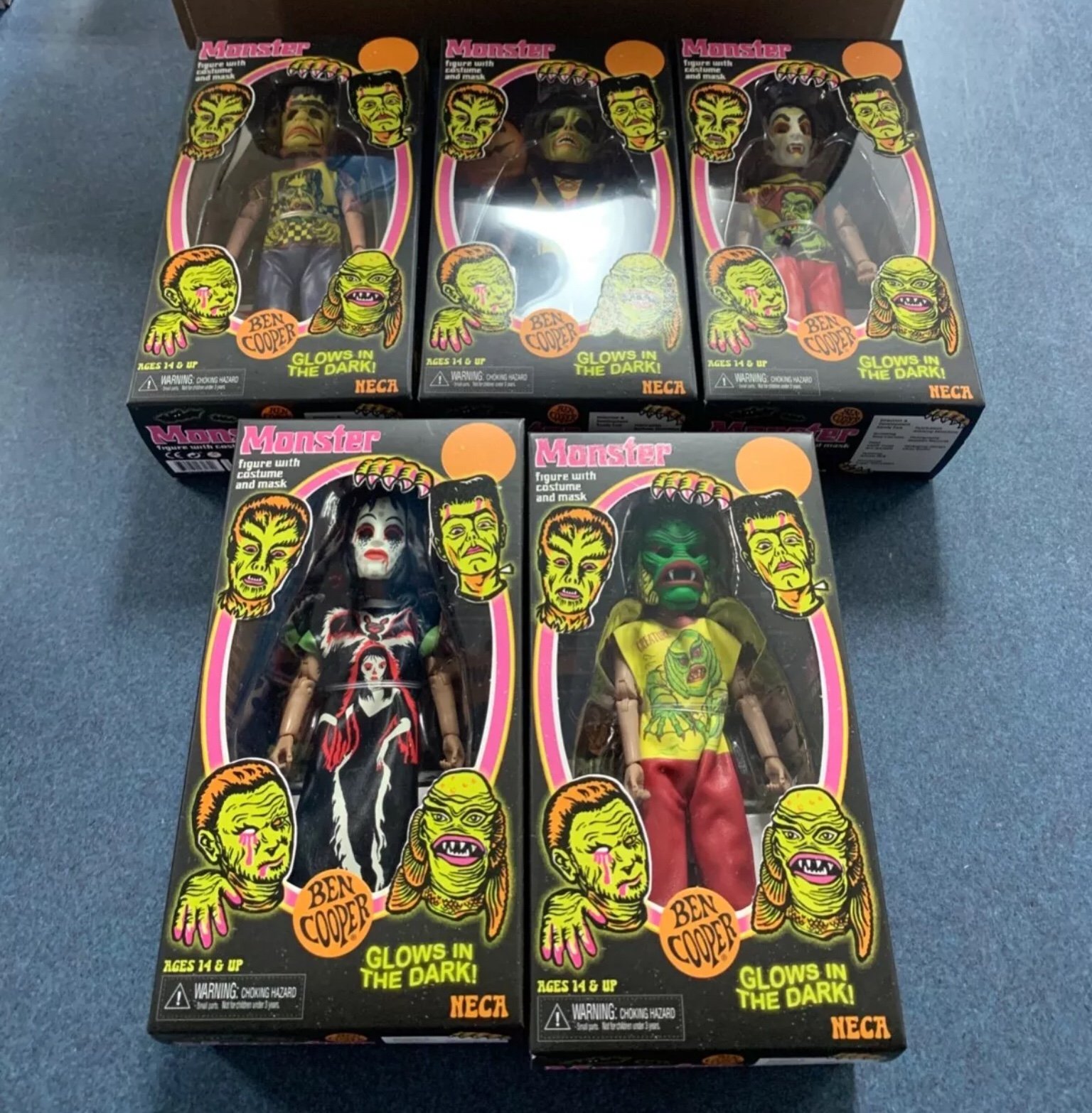 NECA BEN COOPER ACTION FIGURE SET SERIES COMPLETE