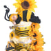 Bee Diaper cake, Bumblebee Shower