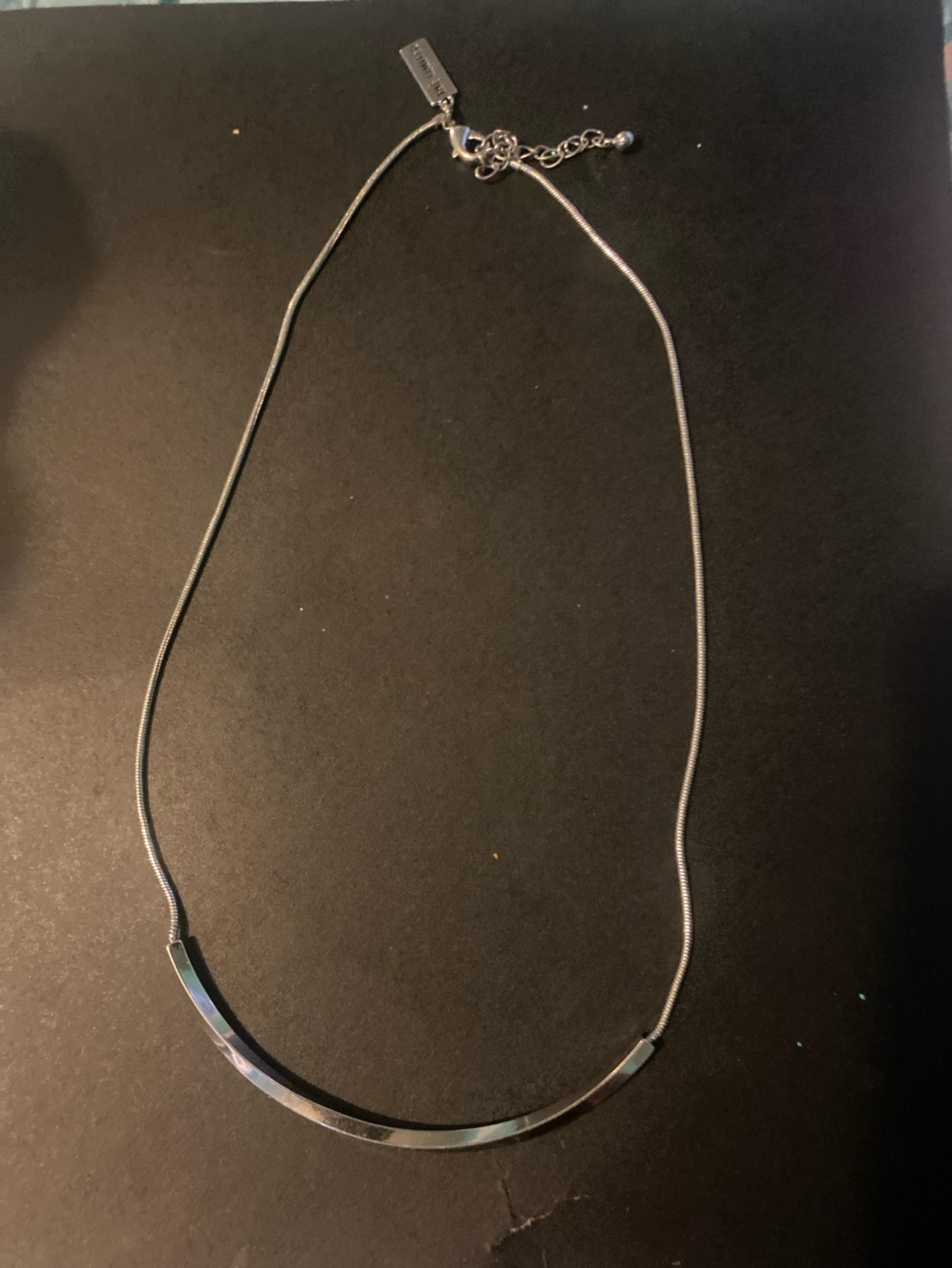 The limited  silver necklace 18inch