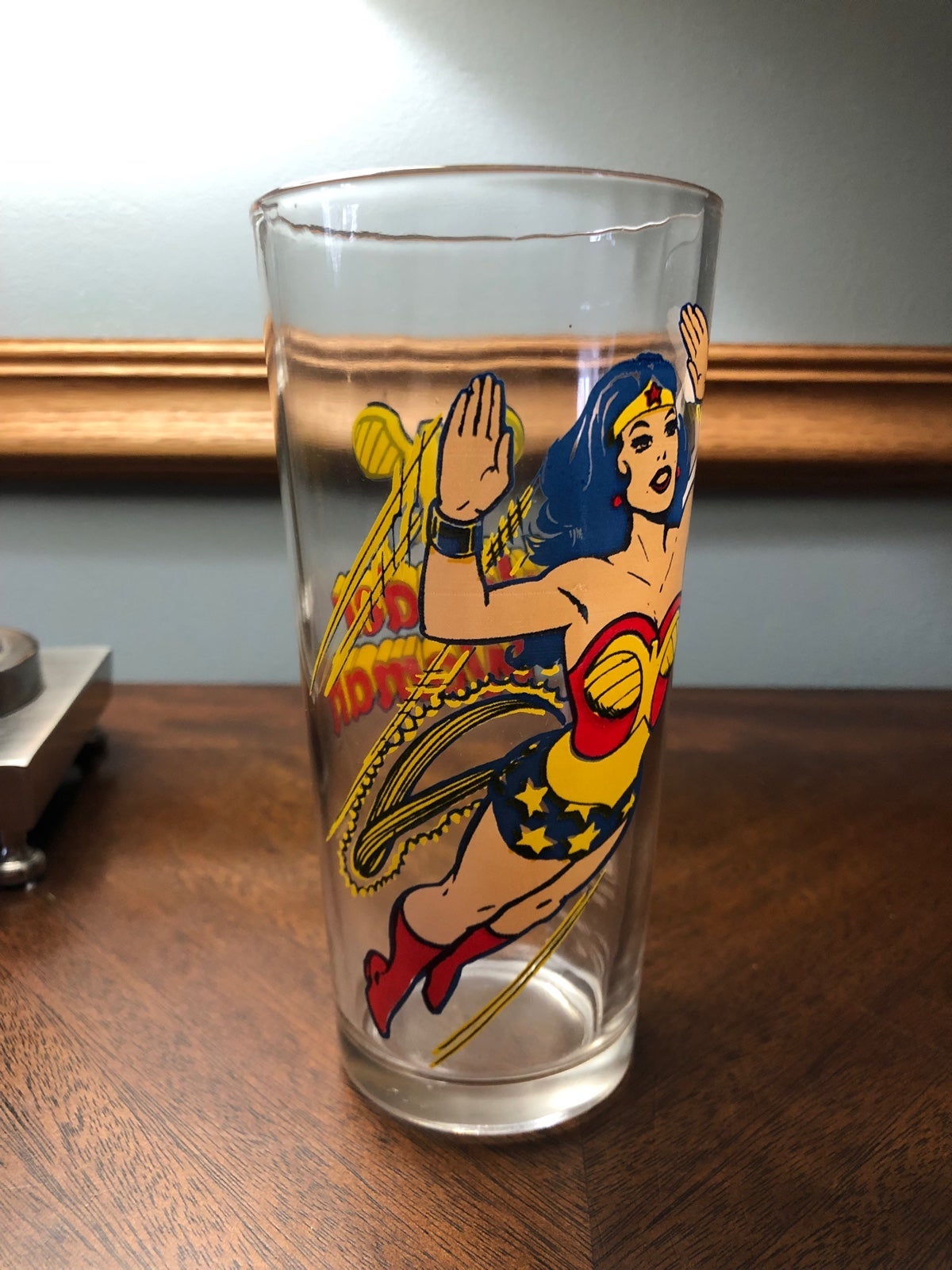 1978 Wonder Woman Dc Collection Glass