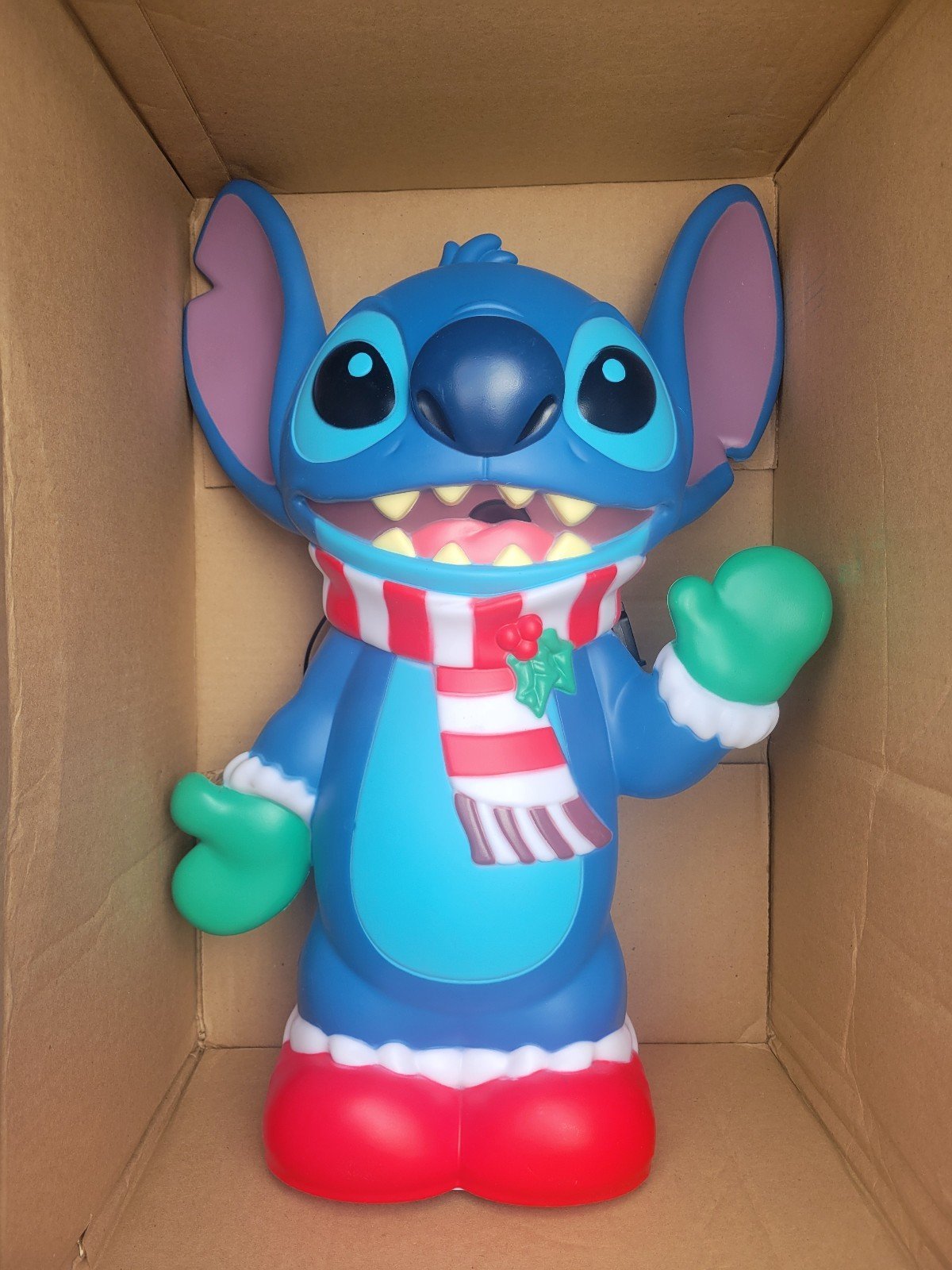 Disney 22 Stitch Winter Christmas Blow mold