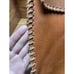 Vintage Missimo AXS All Leather Brown Whip Stitch Y2K BackPack Messenger Bag