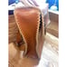 Vintage Missimo AXS All Leather Brown Whip Stitch Y2K BackPack Messenger Bag