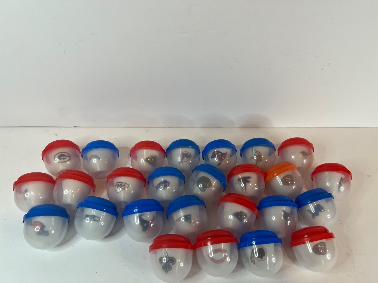 Small mini nfl shot glasses lot of 26