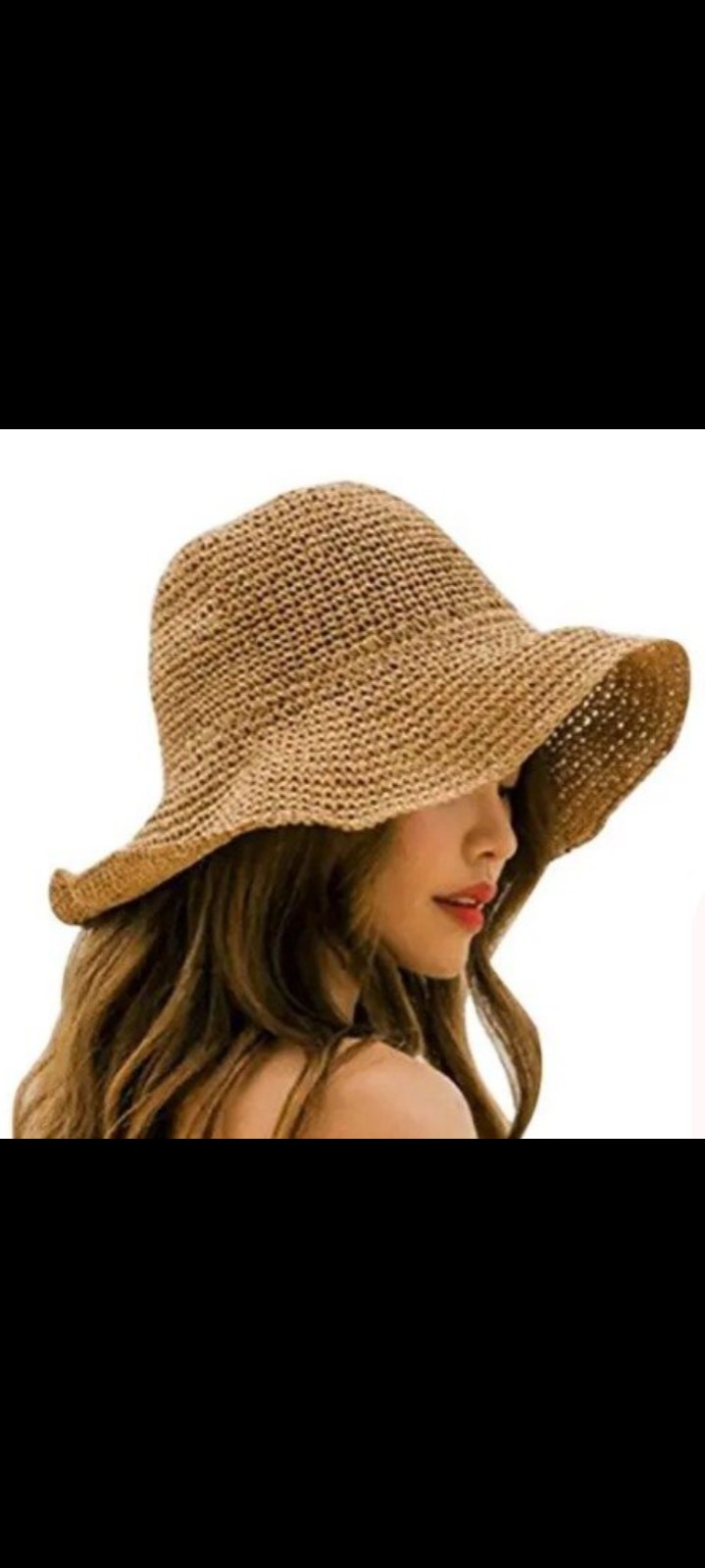 Ralph Lauren Rare Vintage Straw Crochet Bucket Sun Hat from Saks 5th Ave Size OS