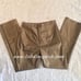 Newport News Metallic gold leather pants