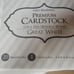 Premium white cardstock paper, new
