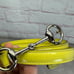 Authentic Gucci Yellow Patent Horsebit Slim Belt 282349 85/34