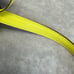Authentic Gucci Yellow Patent Horsebit Slim Belt 282349 85/34