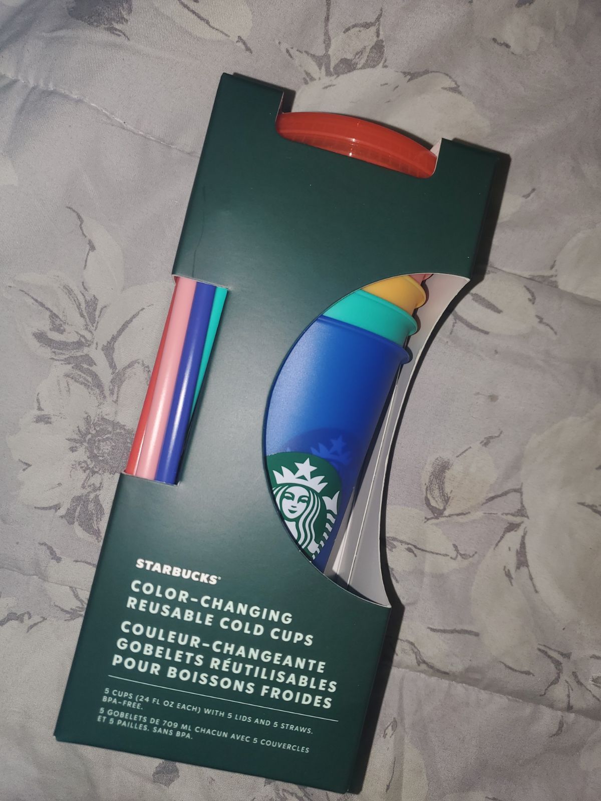 Starbucks color changing cups