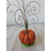 Pier 1 glitter pumpkin ornament holder tree fall Thanksgiving centerpiece rare