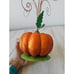 Pier 1 glitter pumpkin ornament holder tree fall Thanksgiving centerpiece rare