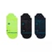 NEW Stance Athletic Tab Low Cut 3 Pairs Size M 6-8.5 W 8-10.5 Navy Black Volt