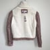 Women’s Pink Corduroy Trucker Sherpa Jacket by ANDREA Size G/L