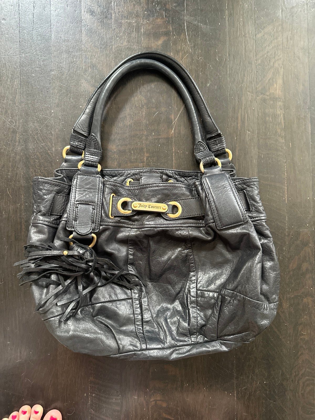 Juicy Couture Lambskin Leather Shoulder Bags | Mercari