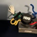 Vtg HBO Oh By The Way Promo Cable Home Box Office Handy Pal Desk Toy Hand Clip