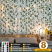 24 Pack Artificial Ivy Vines with 200 LED String Light,