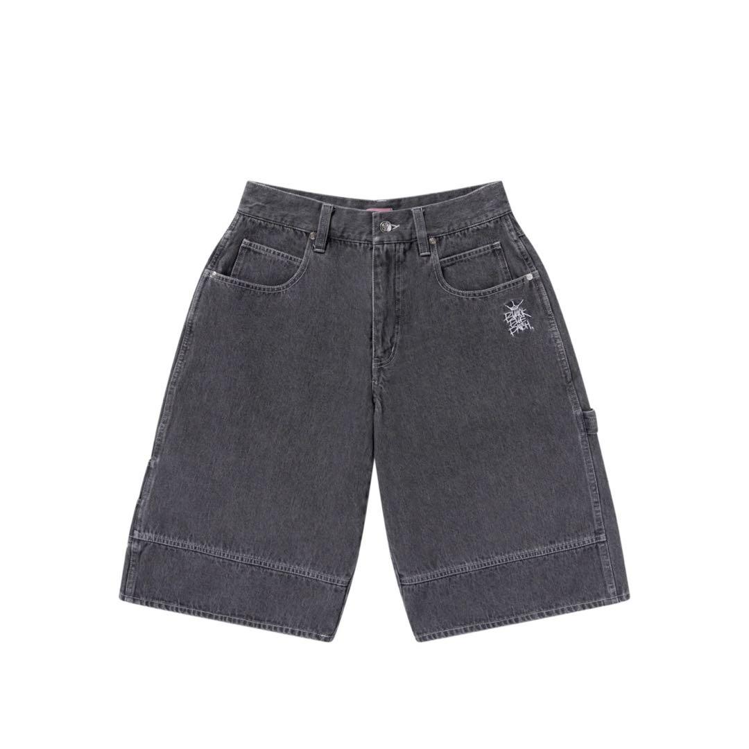 Excellent Condition! Black Eye Patch Half Denim Pants
