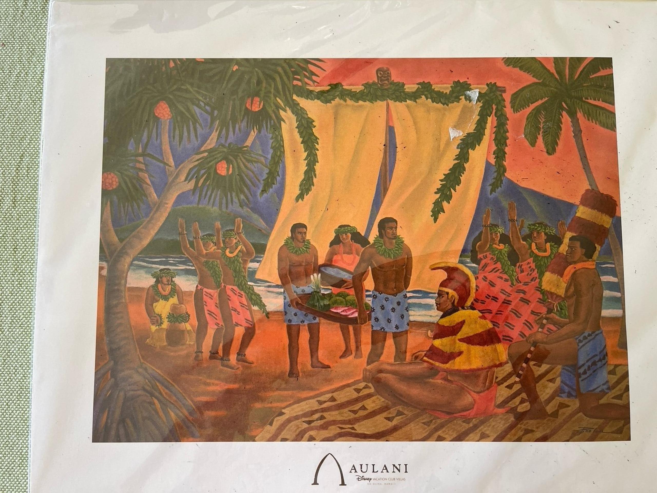 AULANI Disney Resort Collectible ART PRINT