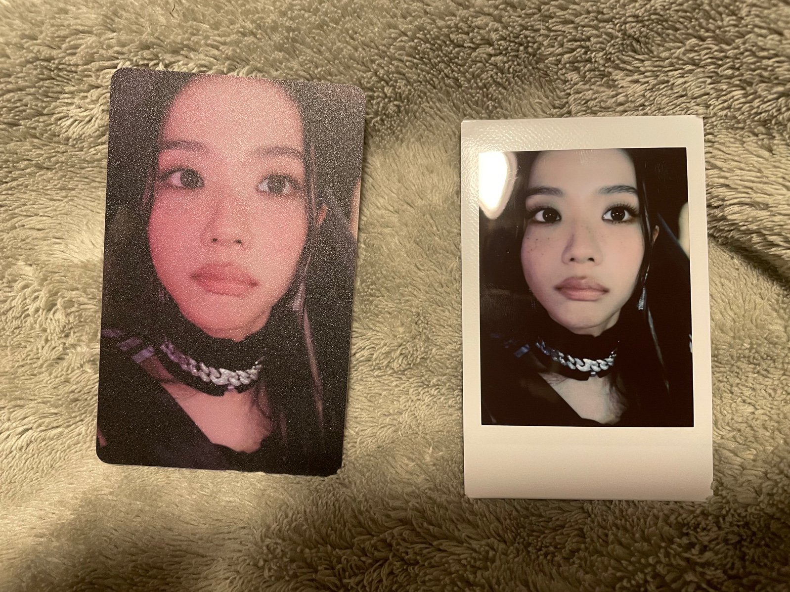 Blackpink Jisoo kmstation lucky draw Photocard set