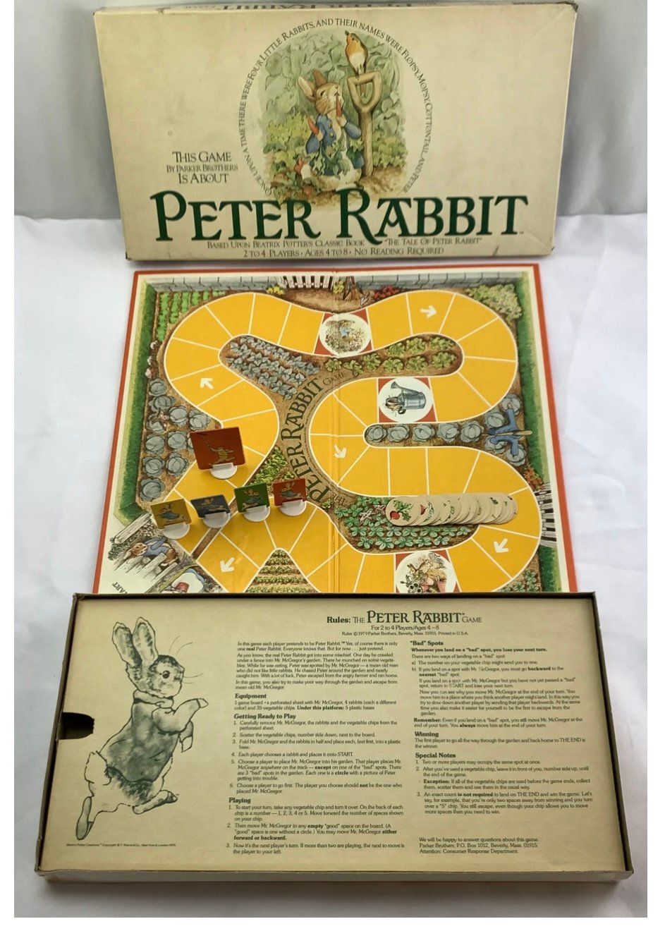 Vintage Peter Rabbit Board Game