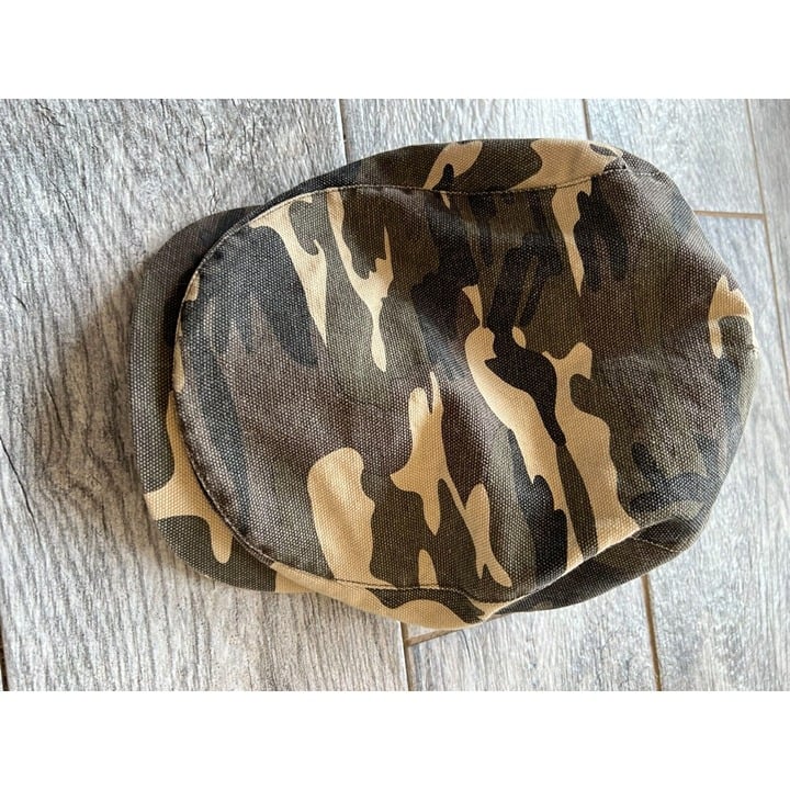 Harley Davidson Motorcycles Poor Boy Cap Hat Small Newsboy Gatsby Camouflage