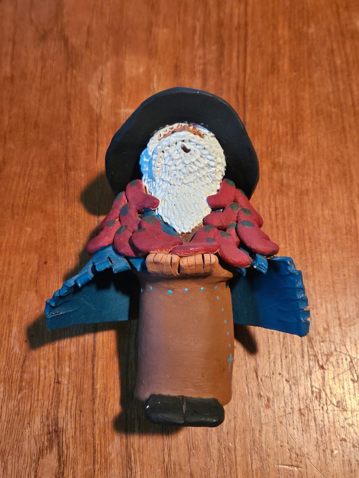 Pepper Wizard Pottery Figurine