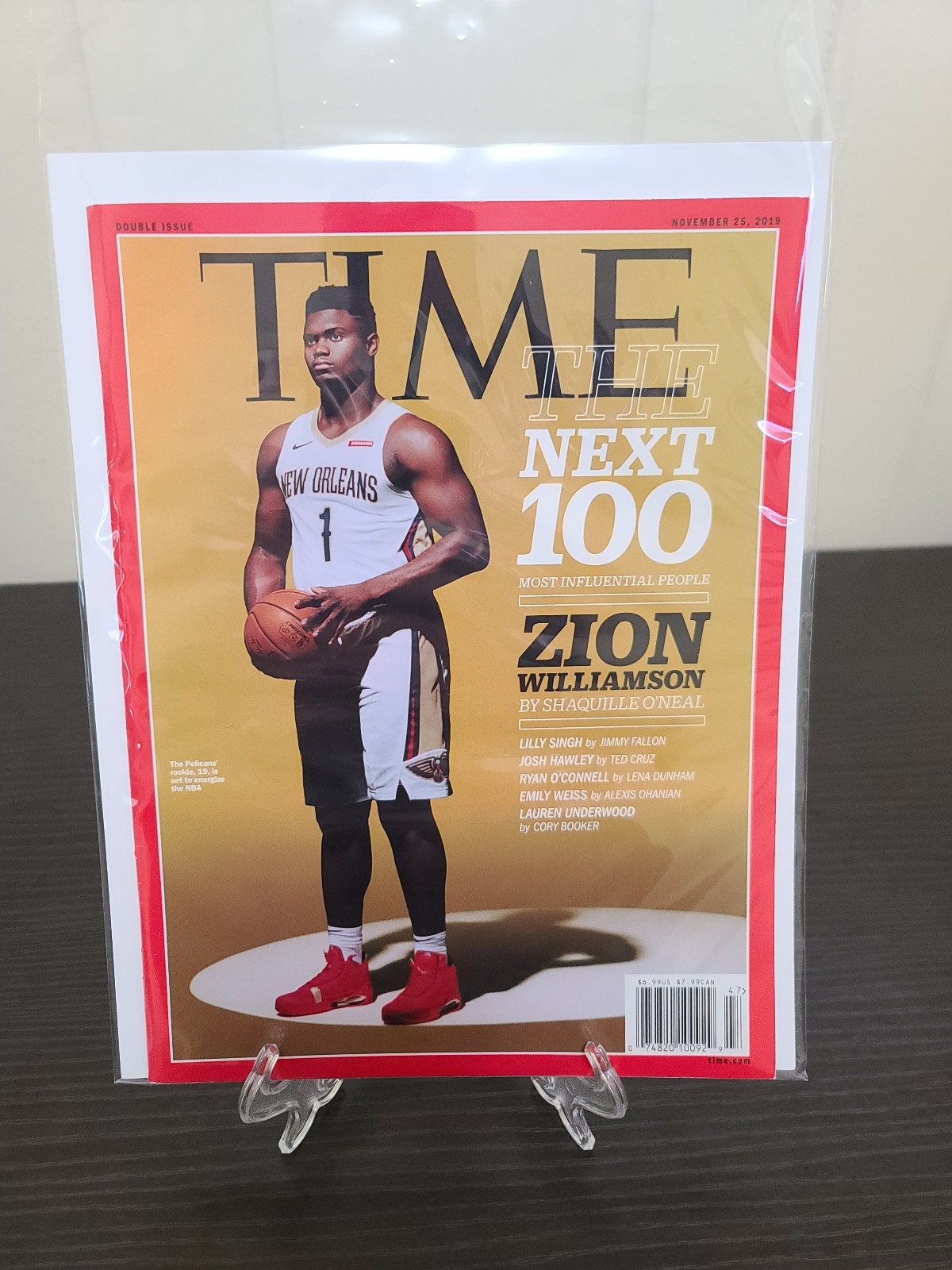 Rookie Zion Williamson Pelicans Time Magazine