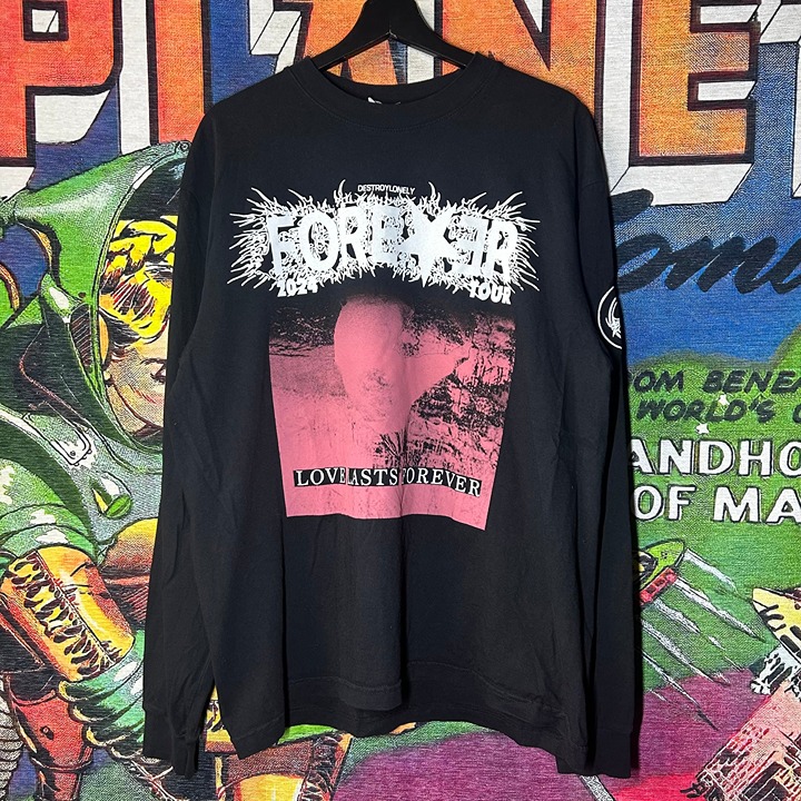 Destroy Lonely ‘Forever’ Tour Long Sleeve Tee Size Large
