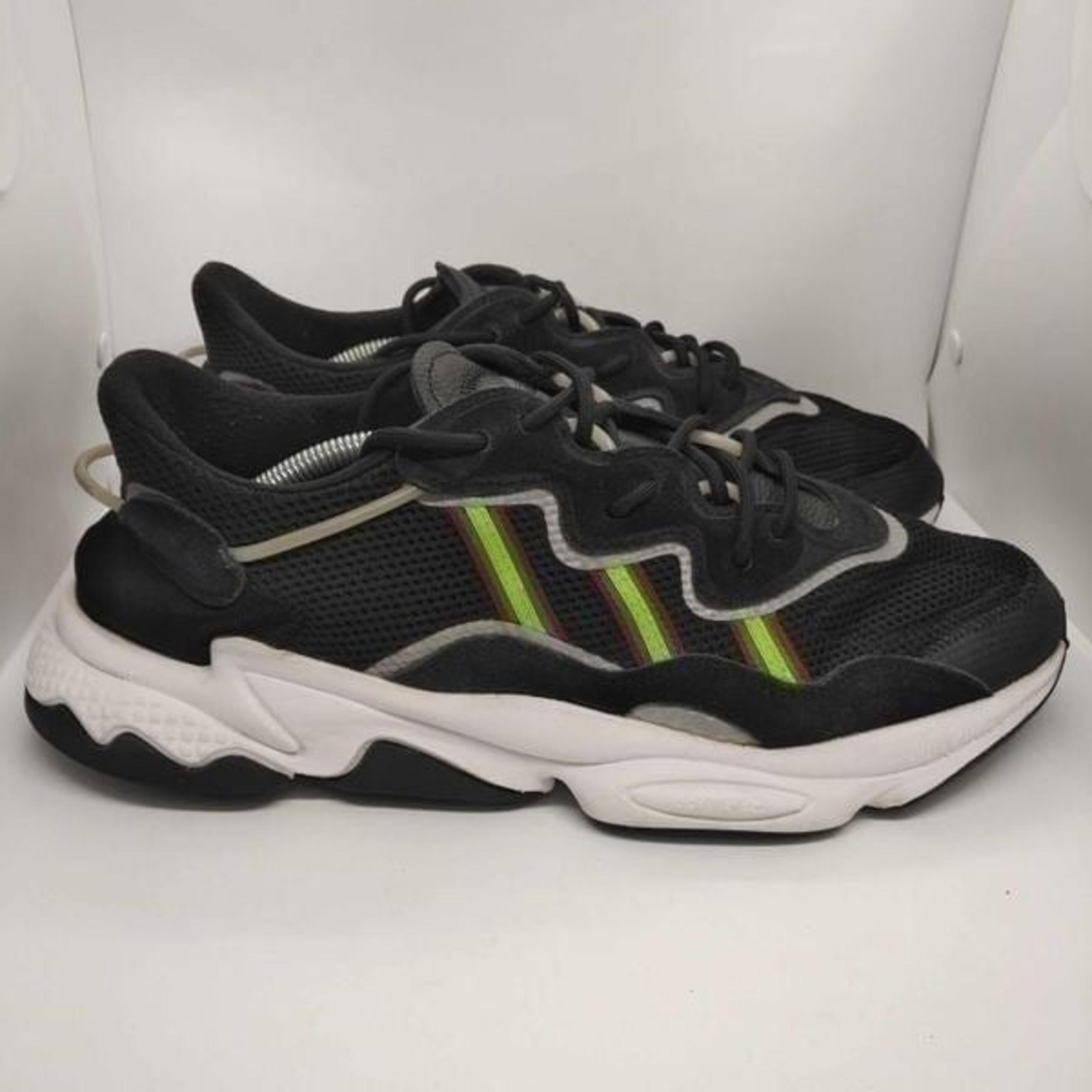 Adidas Ozweego Fashion Sneakers Mens Size 13 Black Green Running Adidas Shoes