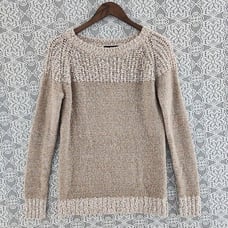 Anthropologie Fate scoop neck pullover knit sweater women's S
