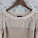 Anthropologie Fate scoop neck pullover knit sweater women's S