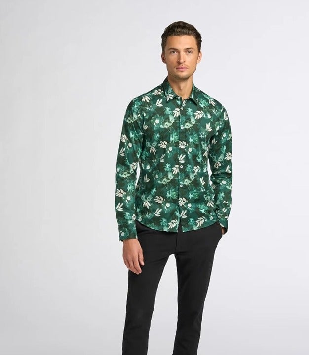Good Man Brand Big On-Point Printed Cotton Shirt - NWOT