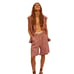 ZARA LINEN WAISTCOAT WITH BELT PALE PINK SIZE S| 3172/712