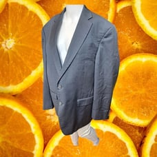 Austin Reed London Gray Wool Blazer Classic Business Formal Suit Jacket 44S