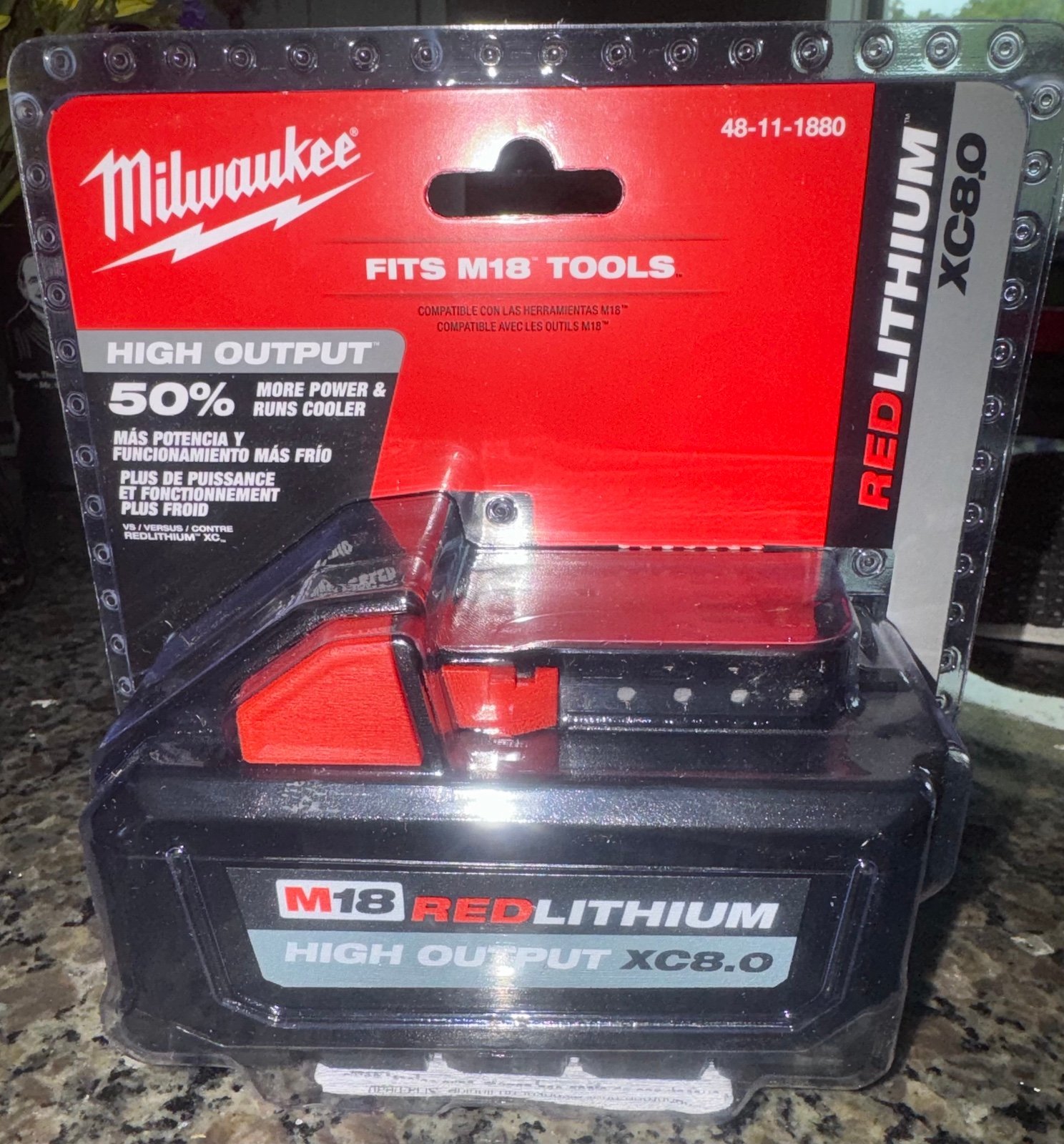 Milwaukee M18 REDLITHIUM XC8.0 Battery