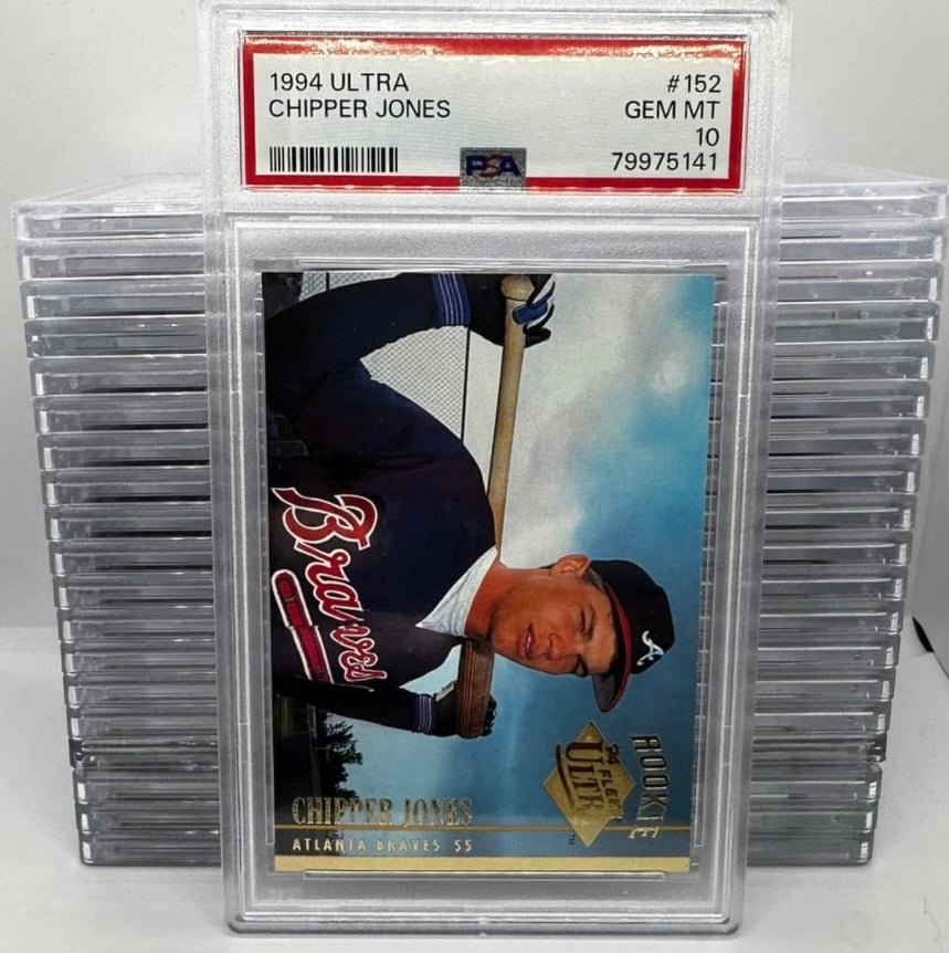 1994 Fleer Ultra Chipper Jones Rookie Card