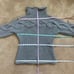 Les Copains Cashmere Gray Cable Knit Turtleneck Sweater L