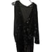 Fashion Nova Jaw Dropper Sequin Formal Maxi Dress in Black 1X