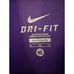 Nike Dri Fit LSU Golf Polo Tigers Purple Athletic Golf Collared Shirt Mens XL