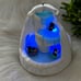 Hallmark 2010 Frosty Falls Penguins Light Sound & Motion Christmas Tree Ornament