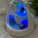 Hallmark 2010 Frosty Falls Penguins Light Sound & Motion Christmas Tree Ornament