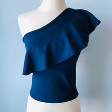 MILLY One Shoulder Top, Brand New
