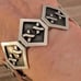 Sterling Silver Victoria Cony Taxco Mexico Assymetrical Polygon Bracelet