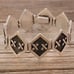 Sterling Silver Victoria Cony Taxco Mexico Assymetrical Polygon Bracelet